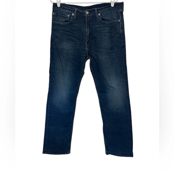 Levi’s Men’s 505 Regular Fit Denim Jeans Size 36x32 Medium Wash - Picture 1 of 9